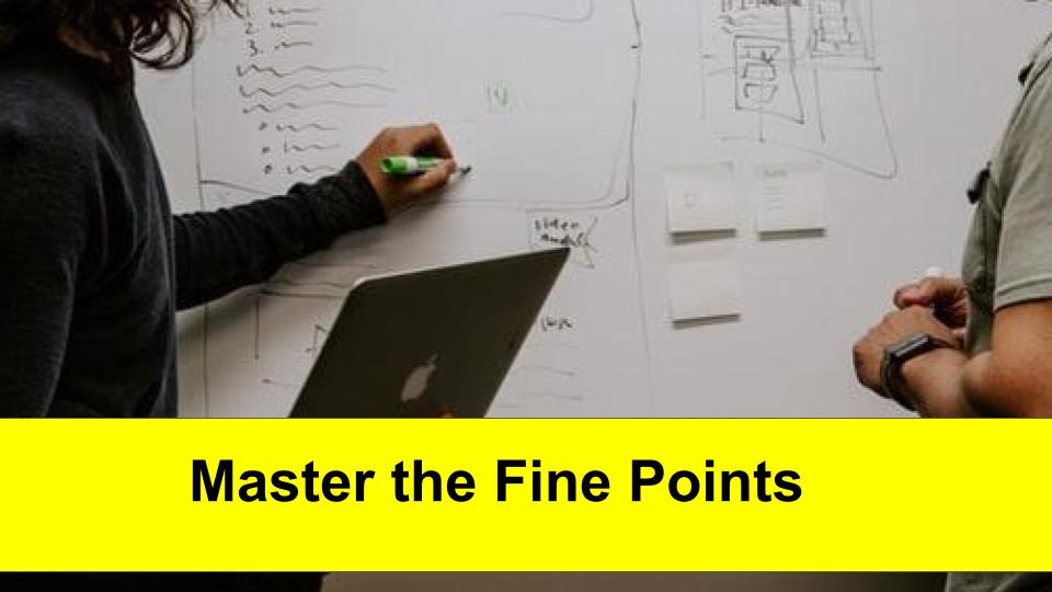 Master the Fine Points