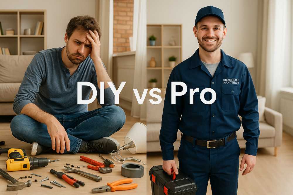 Silverdale Handyman vs. DIY: When to Call in a Pro