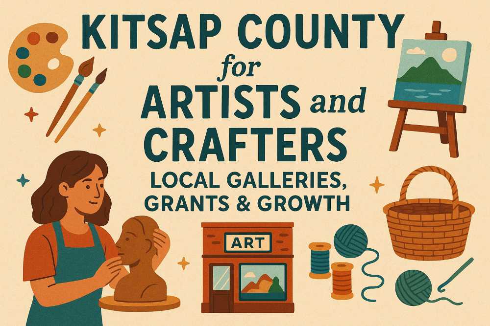 Kitsap County for Artists and Crafters Local Galleries, Grants Growth