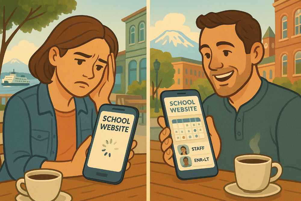 importance of a website for a school