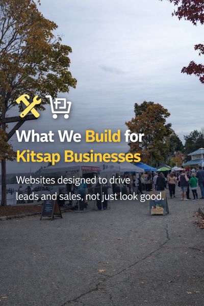 Kitsap farmers market and web design