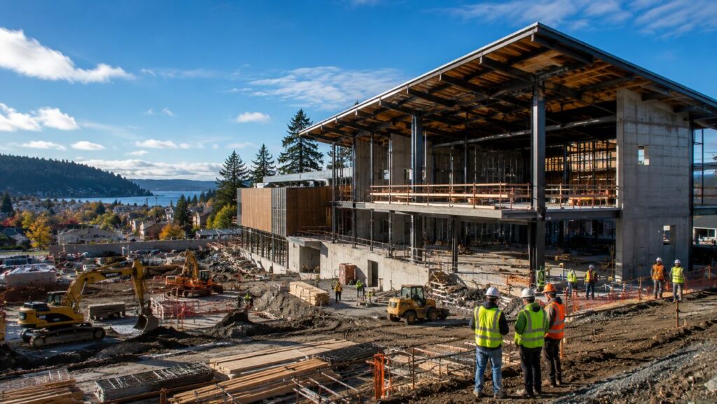 Construction Begins on Poulsbo Events & Recreation Center, Signaling a Bigger Shift for the Local Economy