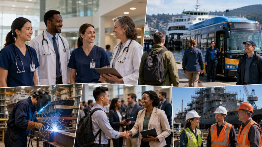 Kitsap County Hiring Boom Expands Across Healthcare, Transit, and Shipyard Jobs
