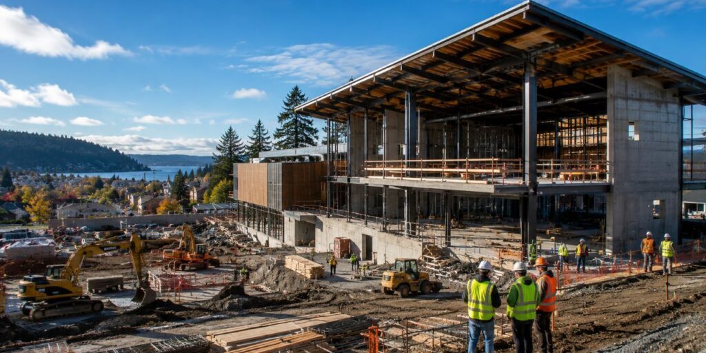 Construction Begins on Poulsbo Events & Recreation Center, Signaling a Bigger Shift for the Local Economy