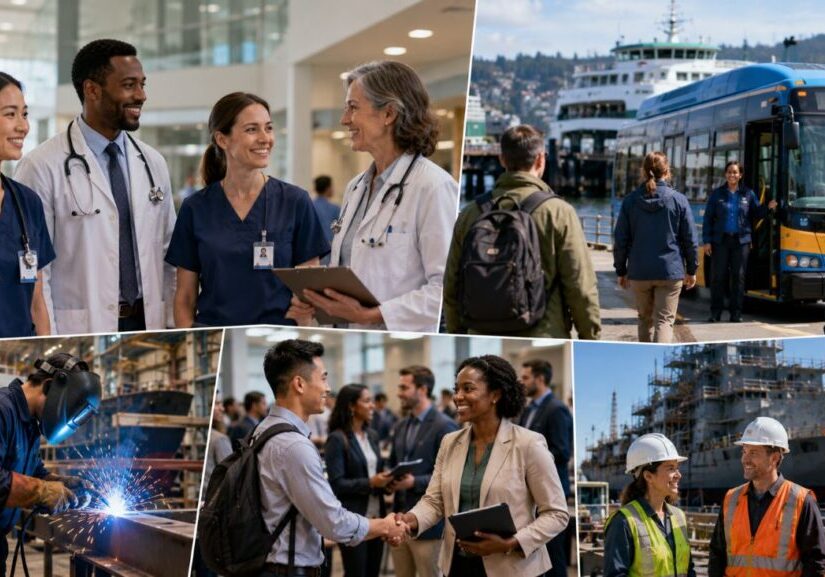 Kitsap County Hiring Boom Expands Across Healthcare, Transit, and Shipyard Jobs