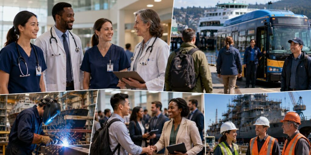 Kitsap County Hiring Boom Expands Across Healthcare, Transit, and Shipyard Jobs