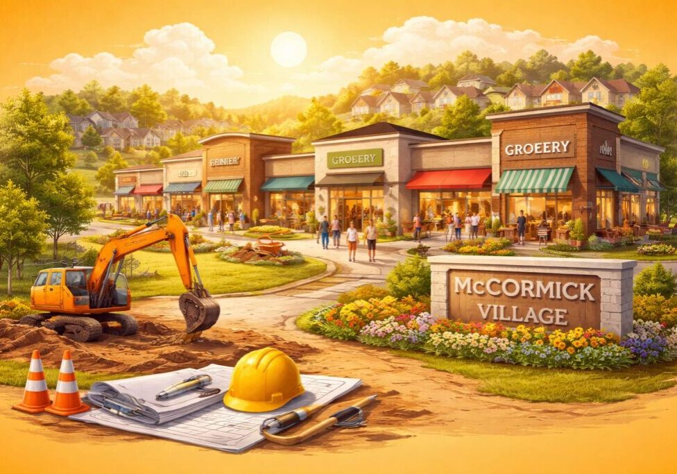 McCormick Village shopping centre development