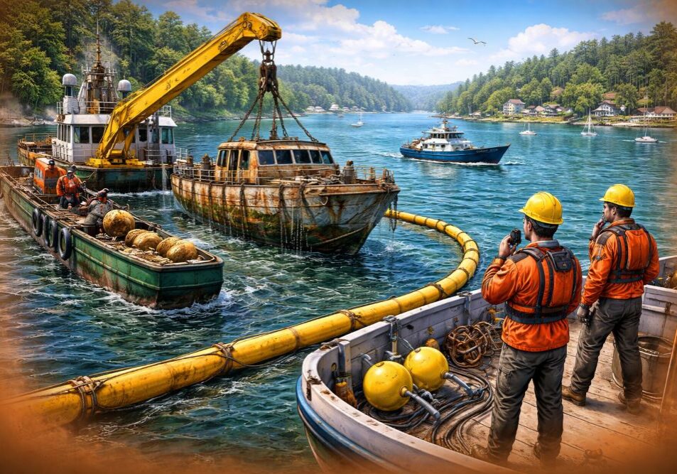 Phinney Bay Cleanup Removes Derelict Vessels, Boosts Marine Safety