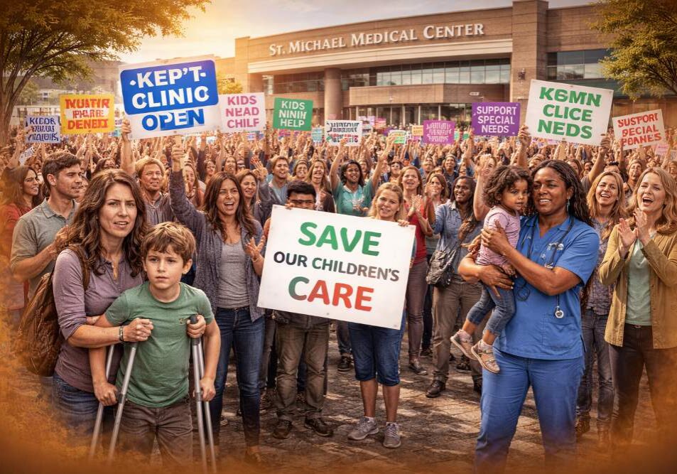 Protest Erupts Over Closure of St. Michael’s Child Rehab Clinic