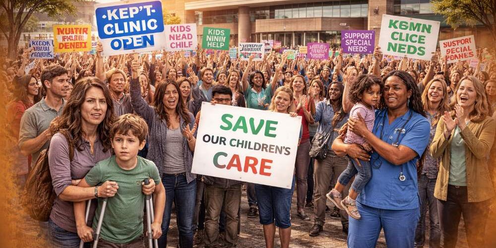 Protest Erupts Over Closure of St. Michael’s Child Rehab Clinic