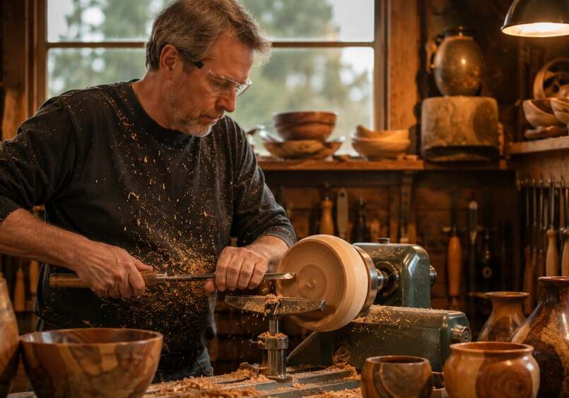 Russell Neyman's Woodturning Experience Is One of Port Orchard's Best-Kept Secrets