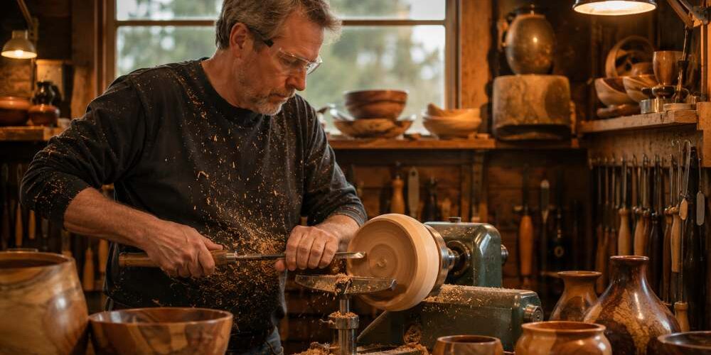 Russell Neyman's Woodturning Experience Is One of Port Orchard's Best-Kept Secrets