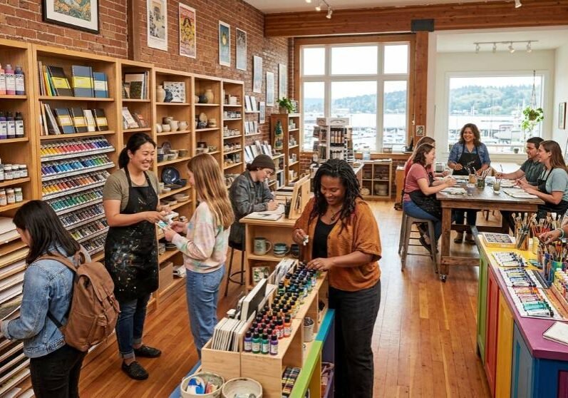 Spread Supplies Is the Women-Owned Bremerton Art Store That's Changing How Kitsap Creatives Shop