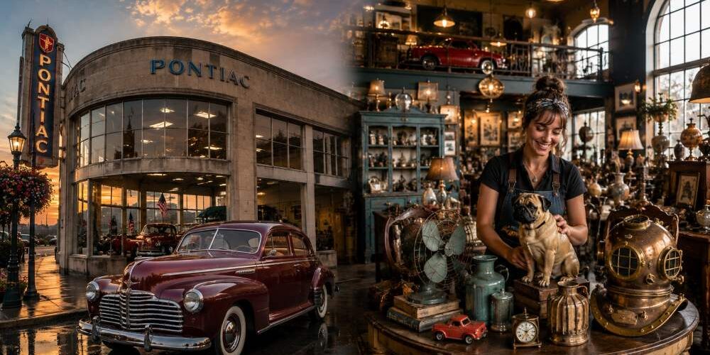 The Dusty Pug Turned a 1940s Pontiac Dealership Into Downtown Bremerton's Vintage Treasure Hunt
