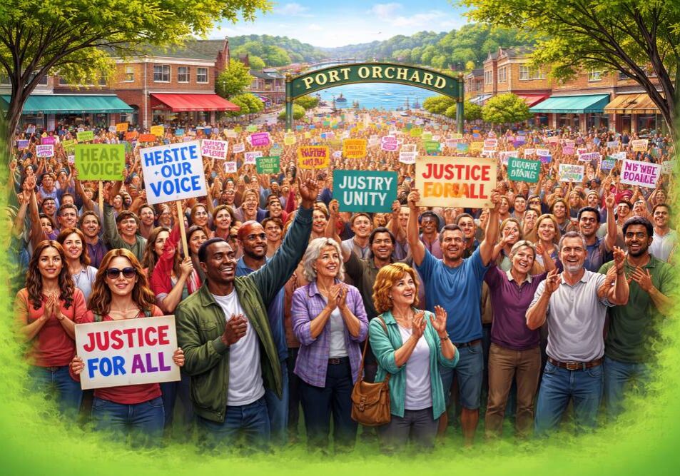 Thousands Gather in Port Orchard, Signaling a Shift in Small-Town Voices