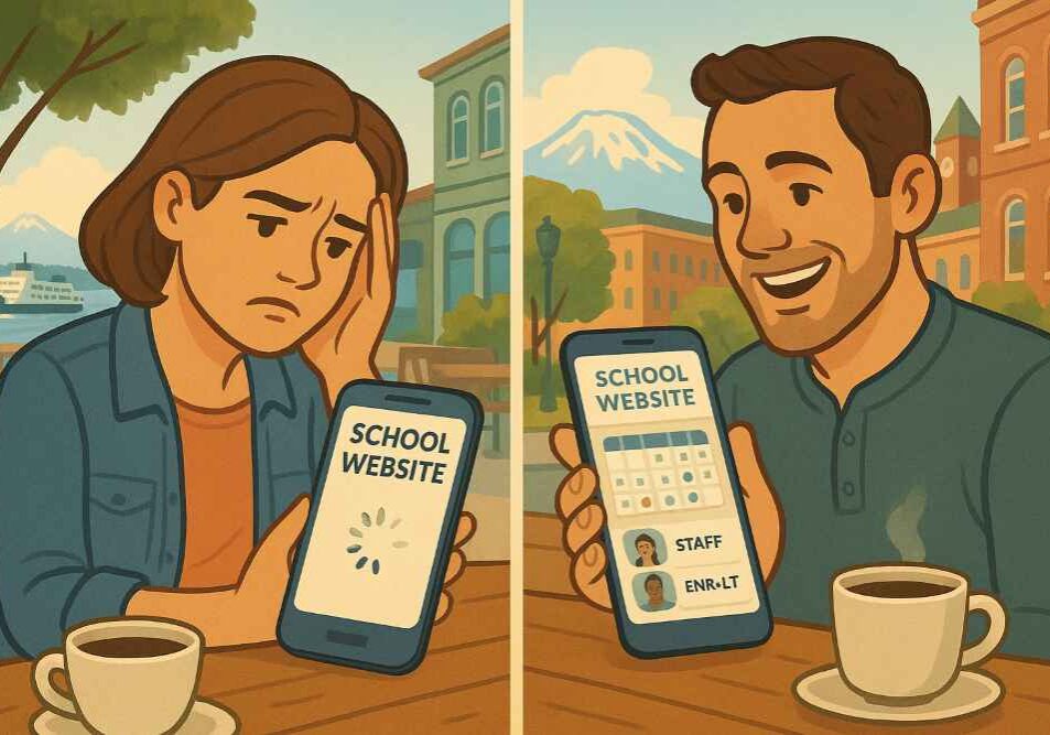 importance of a website for a school